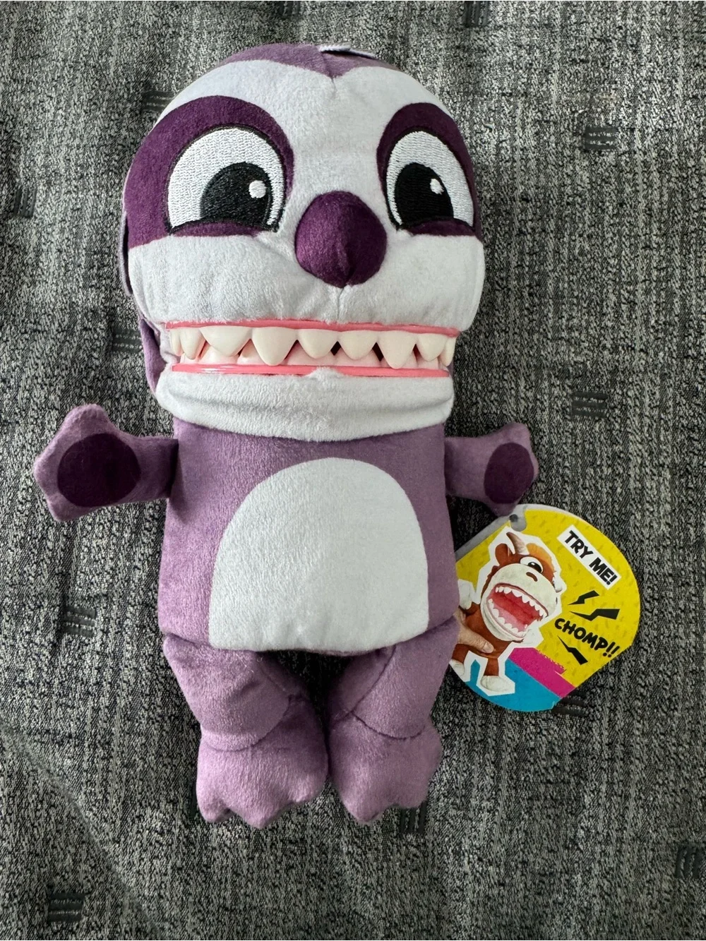Chatter chompers purple plush